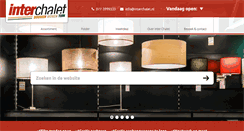 Desktop Screenshot of interchalet.nl